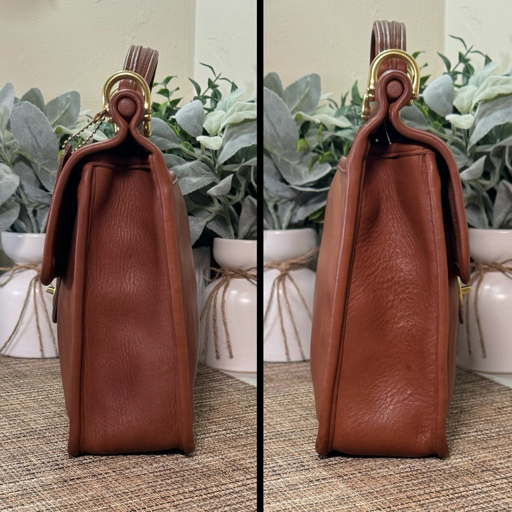 ❤️SOLD❤️Vintage Coach British Tan Willis Bag 9927 - Picture 9 of 12